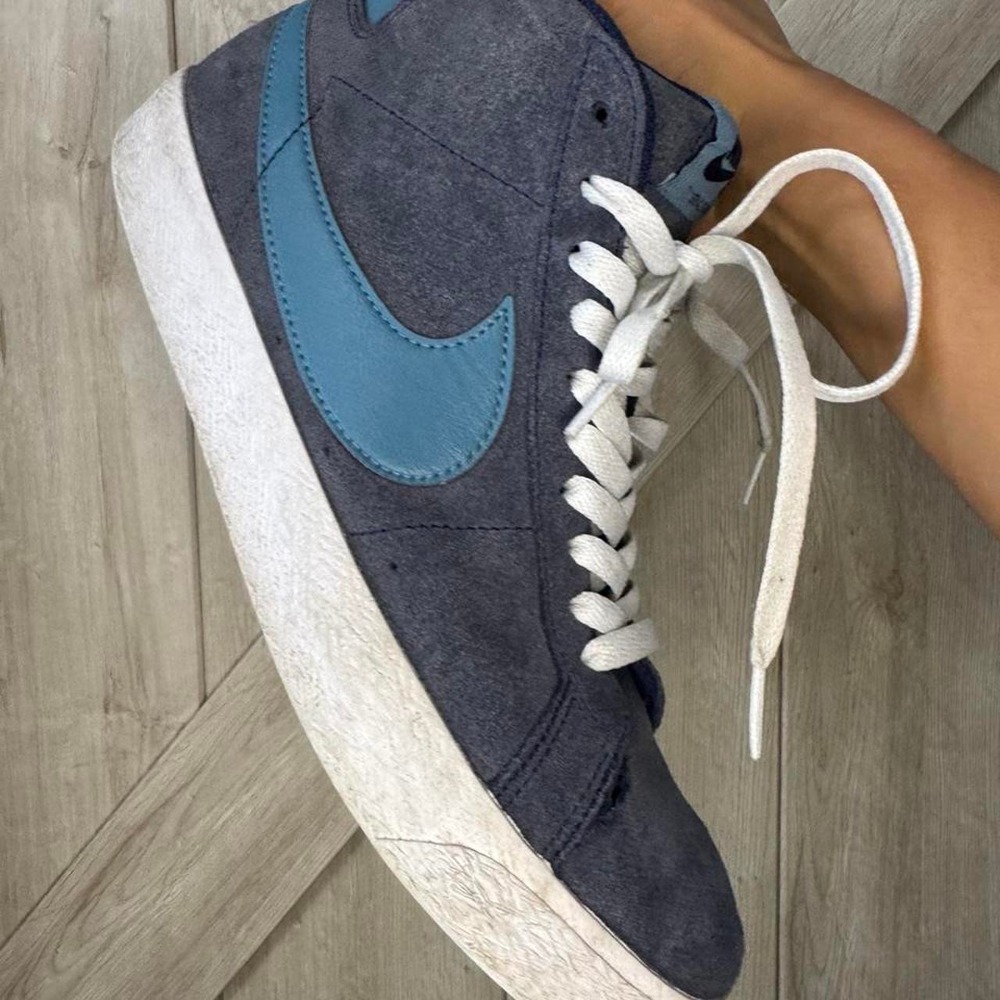 Nike SB Zoom Blazer Mid 'Midnight Navy / Noise Aqua' - 9M